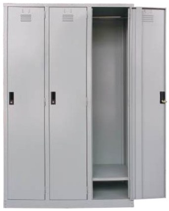 3 Compartment Steel Locker