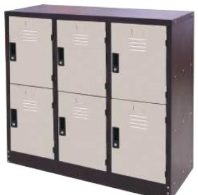Half Height 6 Compartment Locker