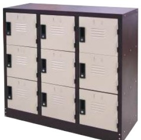 Half Height 9 Compartment Locker