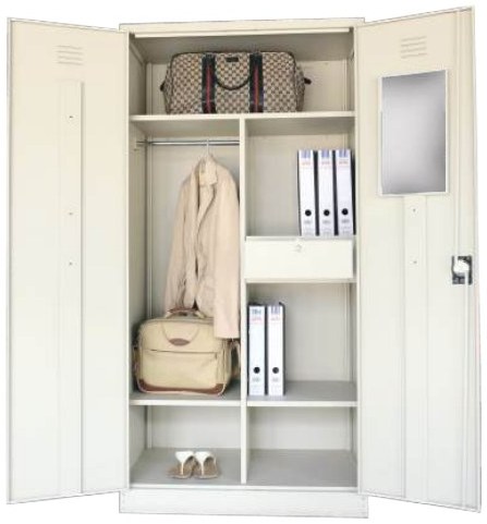 S198 Steel Wardrobe