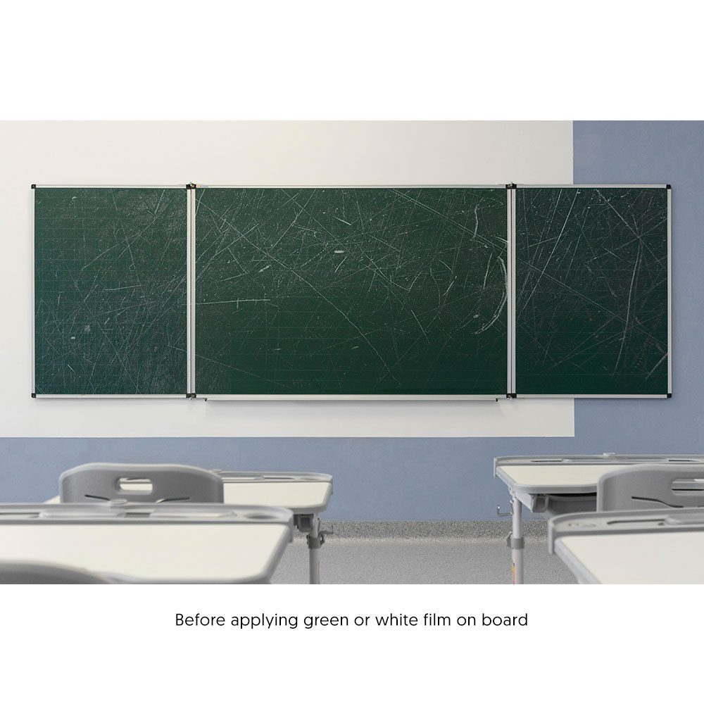 White & Green Board Film