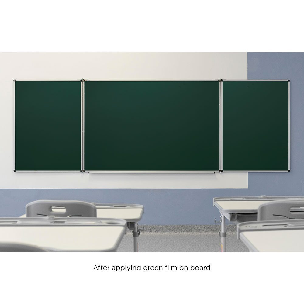 White & Green Board Film